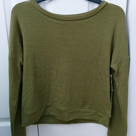 Forever 21 Sweaters - Forever 21 - Olive Green Sweater